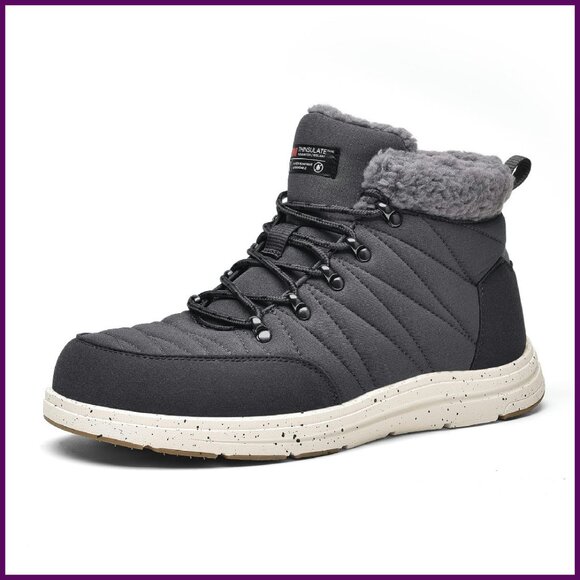 Men's Winter Boots Warm Lightweight Outdoor Snow Boots Size Available
